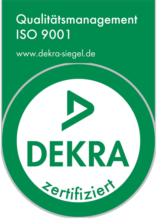 DEKRA Zertifizierung für Qualitätsmanagement nach ISO 9001