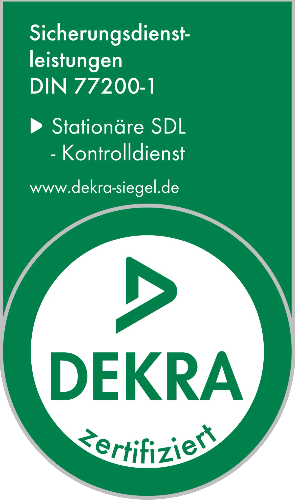 Qualitätssiegel - Sicherheitsdienstleistungen